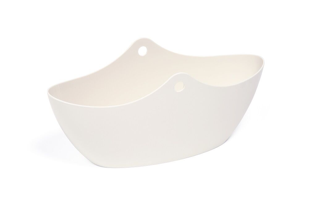 Vaso Plástico Wena 16x15cm Creme Fascino