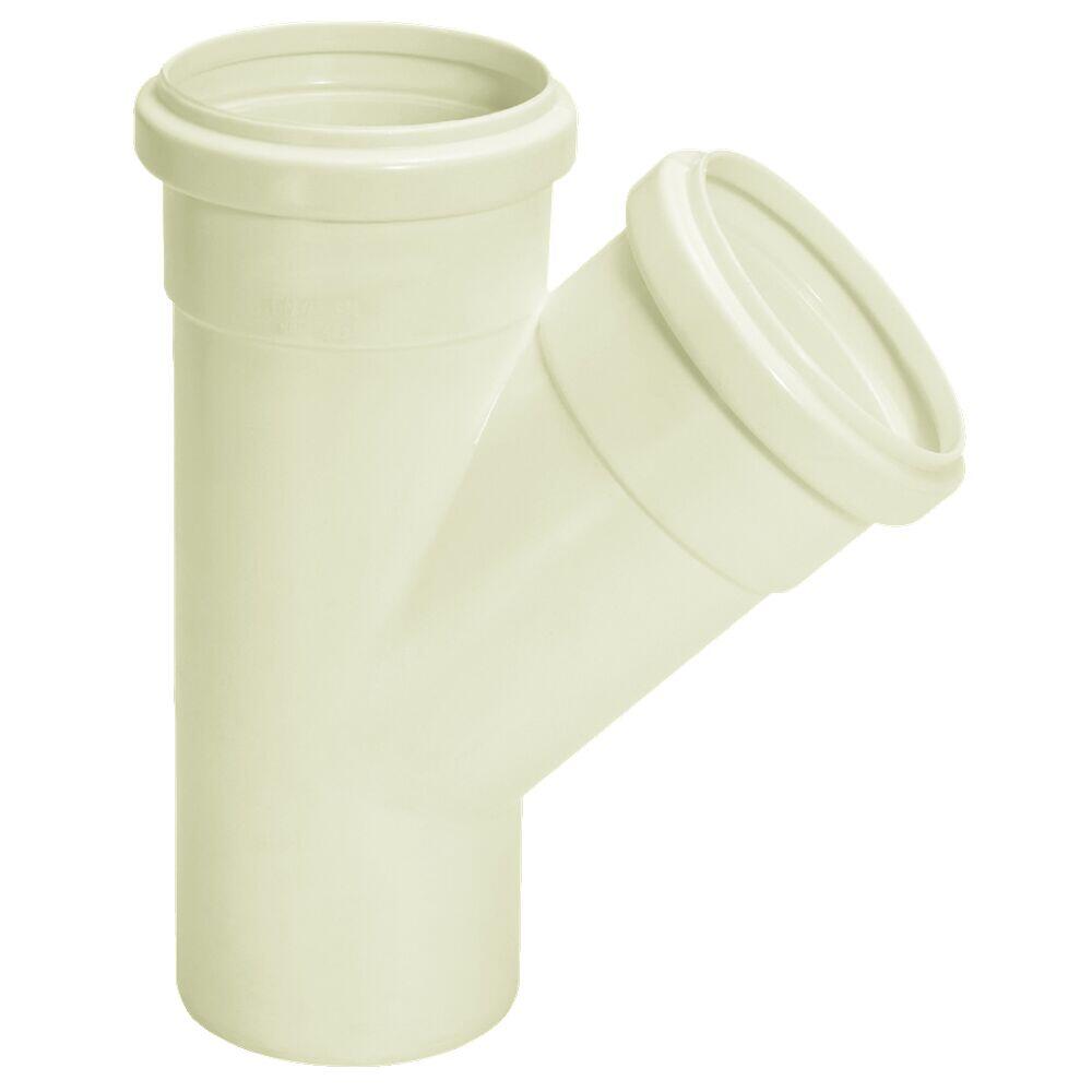 Junção Simples 75mm Pvc Esgoto Branco Amanco