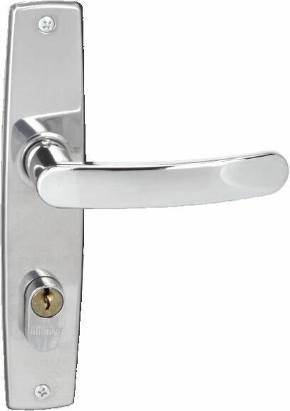 Fechadura Espelho Externa Premium 40mm Inox 2600/41 Aliança