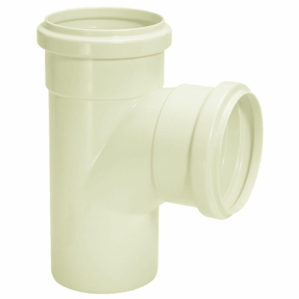 Tee 75mm Pvc Esgoto Branco Amanco