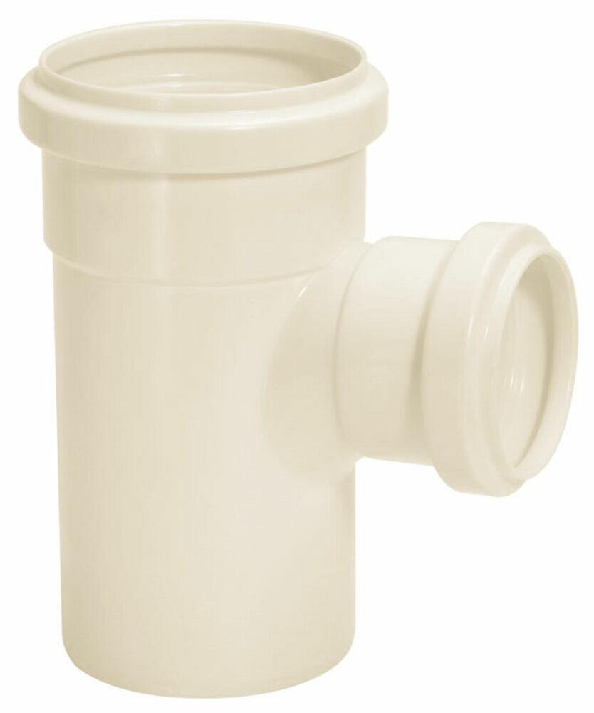 Tee com Redução 150x100mm Pvc Esgoto Branco Amanco