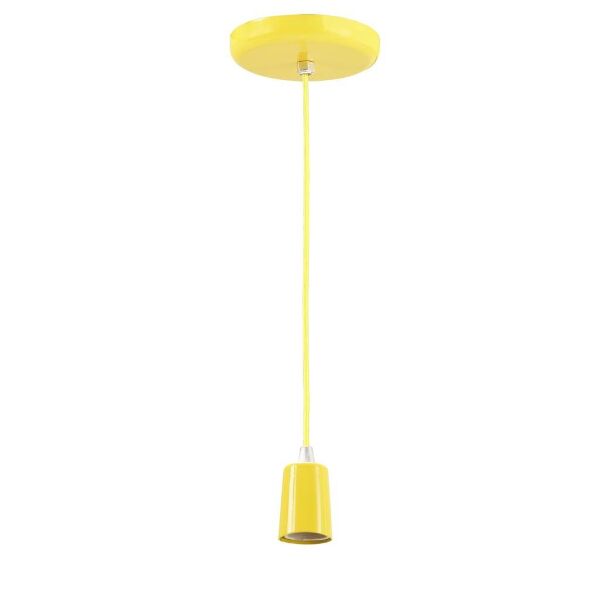 Pendente Dital Vision 1 Lâmpada Amarelo