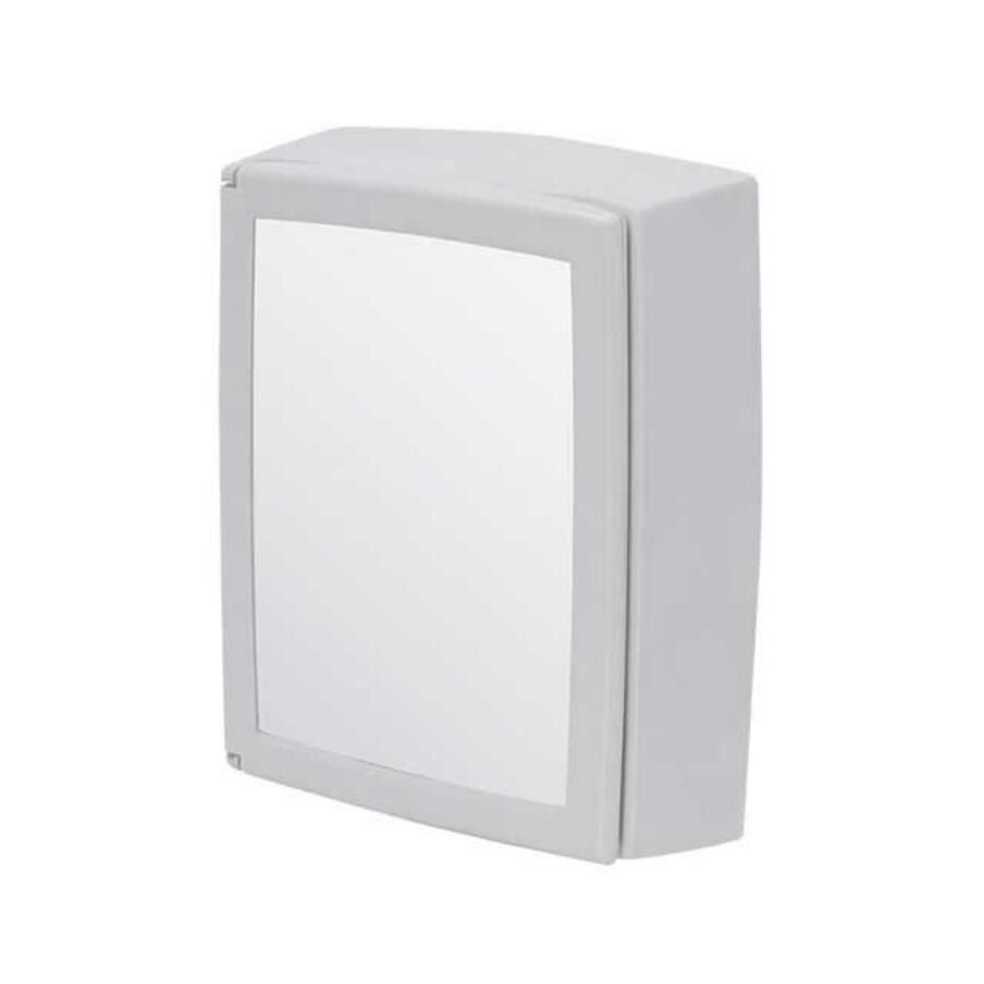 Espelheira para Banheiro Astra 36,9x30cm PVC Branco A52