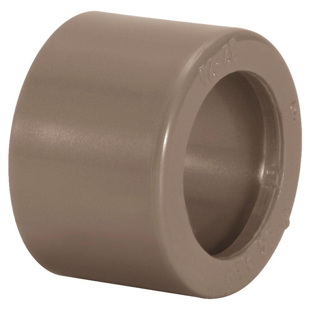 Bucha Redução 75x60mm Pvc Sold Marrom Amanco