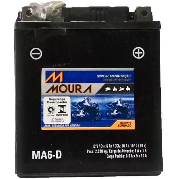 Bateria Moura 6Ah MA6-D