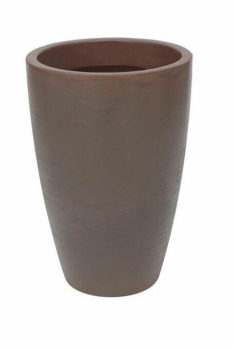 Vaso Redondo Malta Cone 55x38cm Rusty Vasart