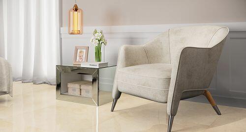 Porcelanato Crema Atlantico 87,7x87,7 Retificado Portinari