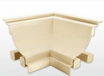 União de Canto Interno PVC 4 Peças 30x40mm Nogueira Plastilit