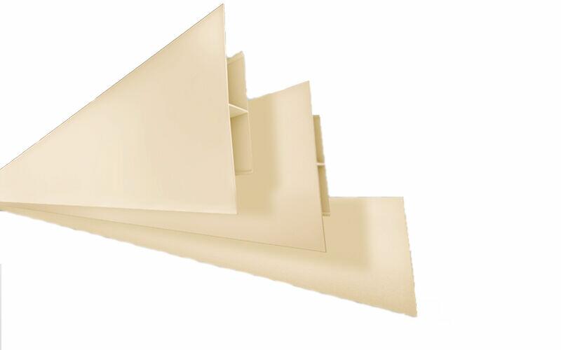 Emenda Rígida PVC 6cmx6m Nogueira Plastilit