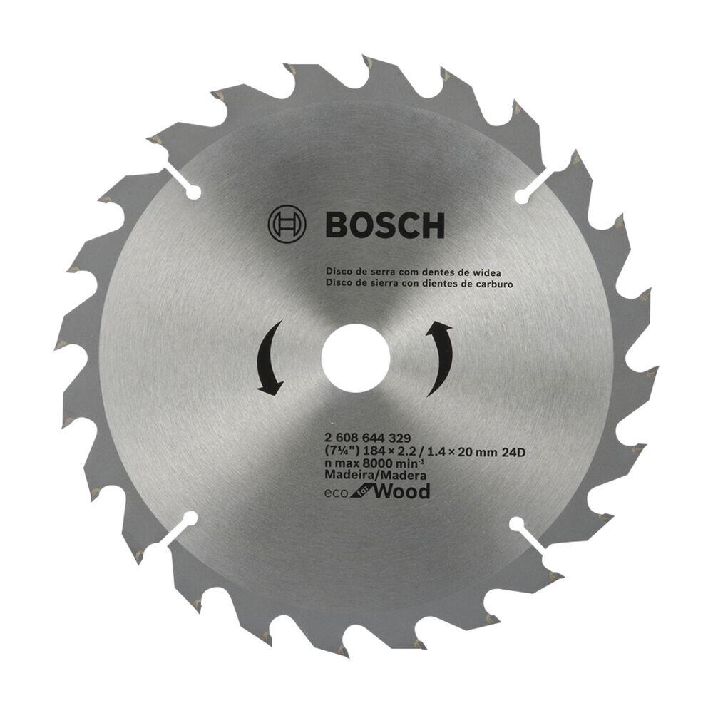 Disco de Serra para Madeira Eco 184mm 24 Dentes Bosch