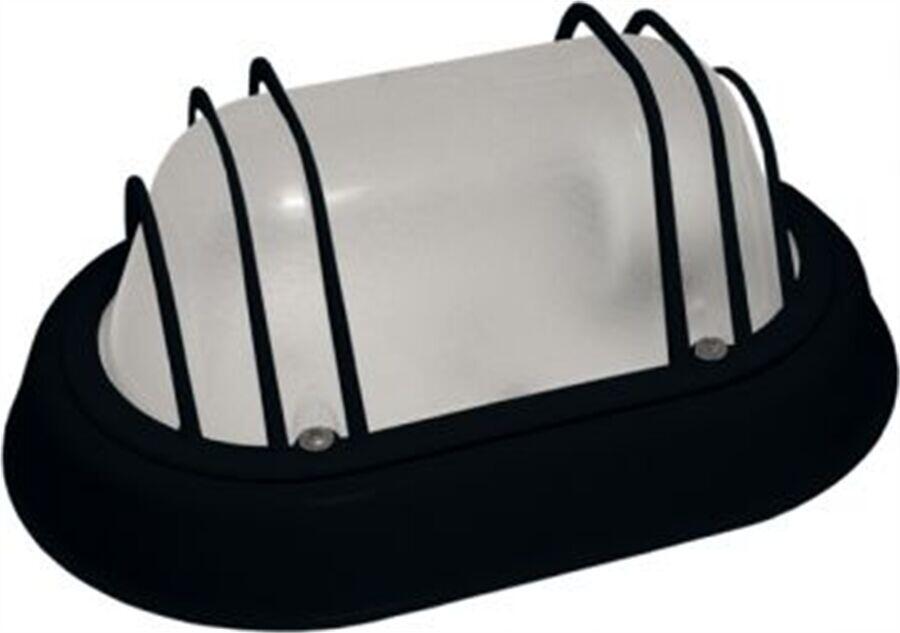 Luminária Tartaruga Taschibra Suprema 1 Lâmpada com Grade Preta