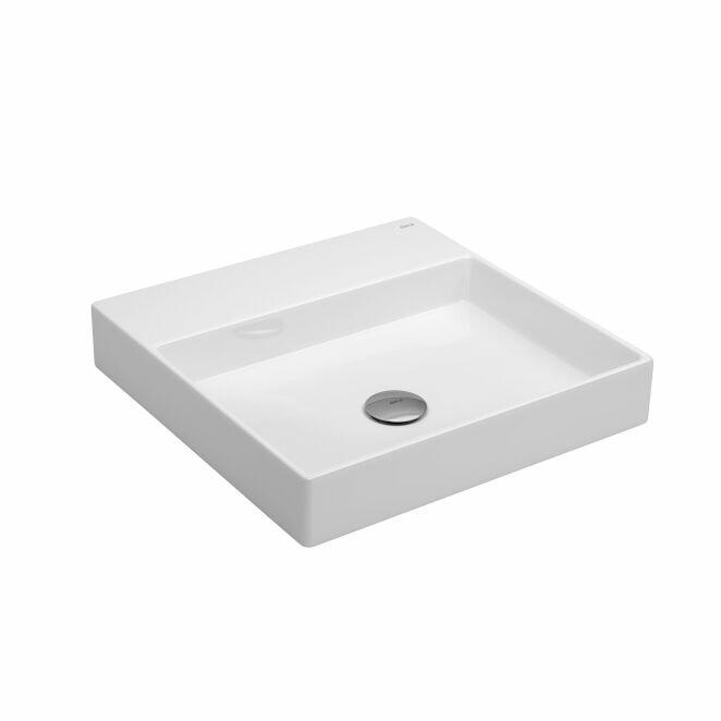 Cuba para Banheiro de Sobrepor Quadrada 40x40 Branco Gelo L.129.17 Deca