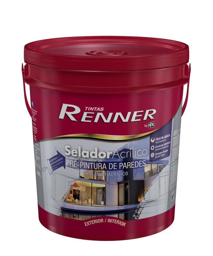 Selador Acrilico Profissional Branco Pigmentado 16l Renner