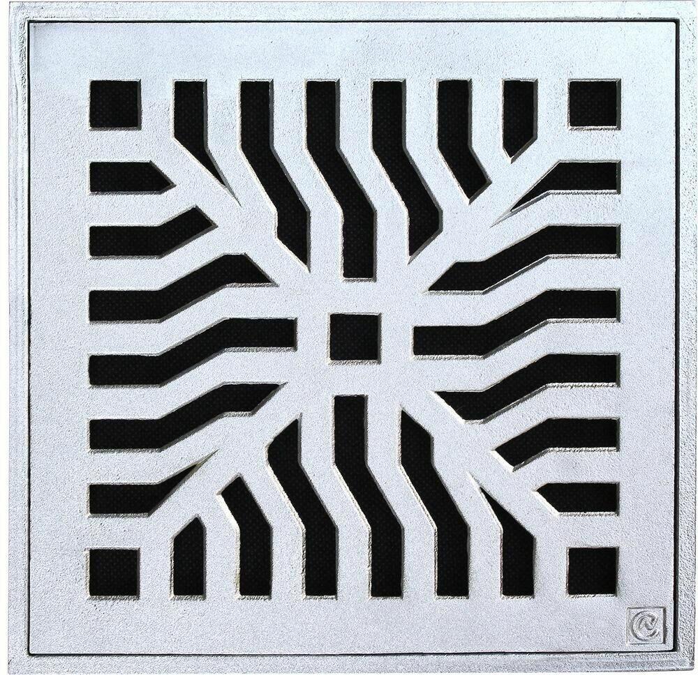 Grelha Reforçada Alumínio Costa Navarro 30x30cm.