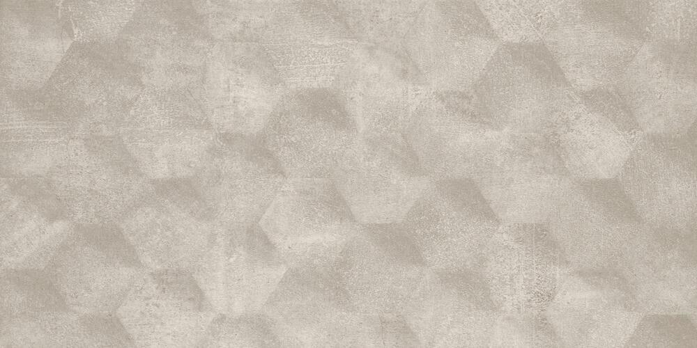 Revestimento Parede Portinari Charm Cubic GR 29,1x58,4cm Retificado Acetinado Gray