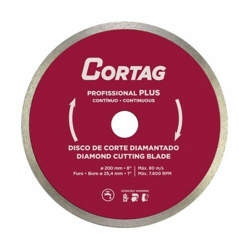 Disco Diamantado Profissional Plus 200mm Cortag