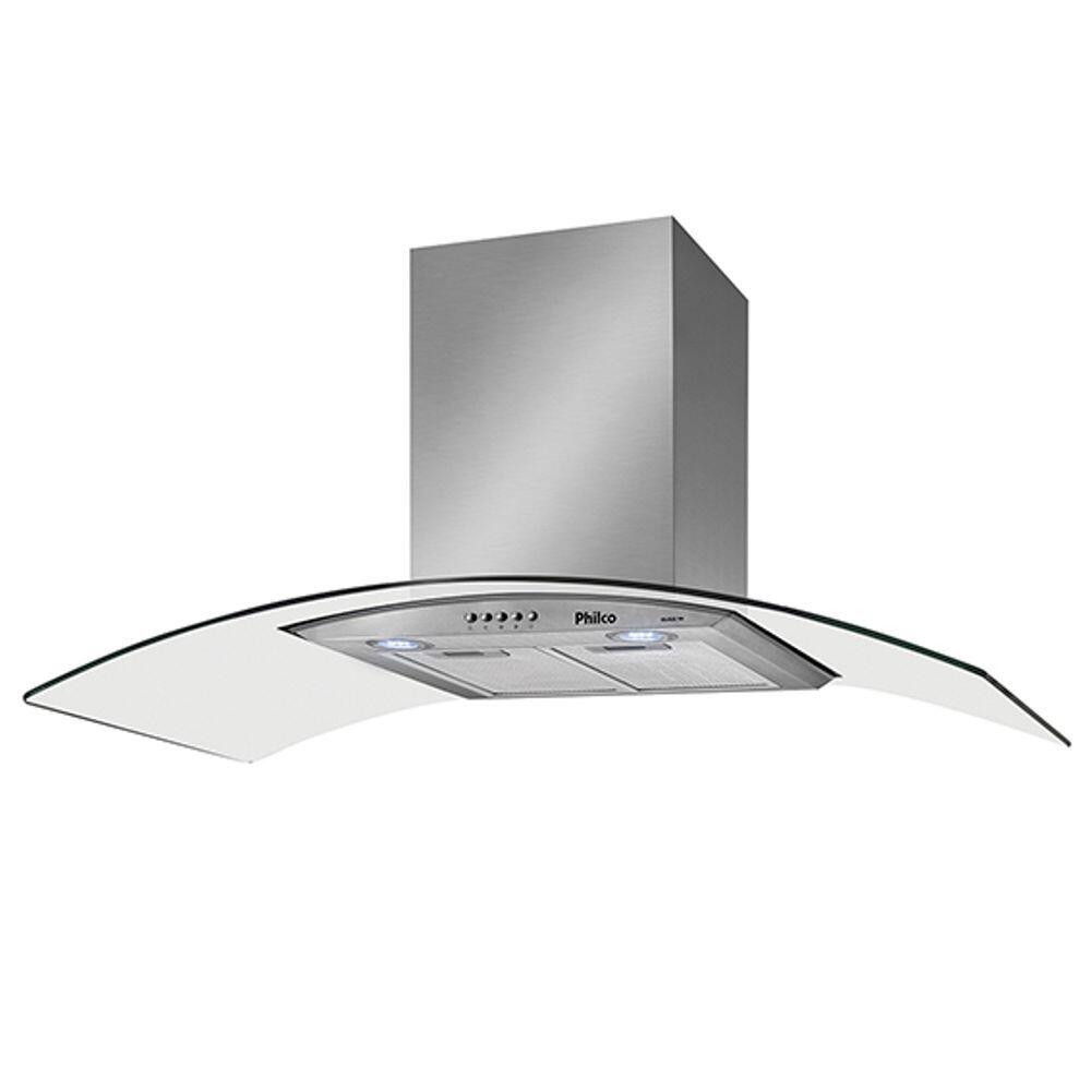 Coifa de Parede Philco Glass 90cm Inox