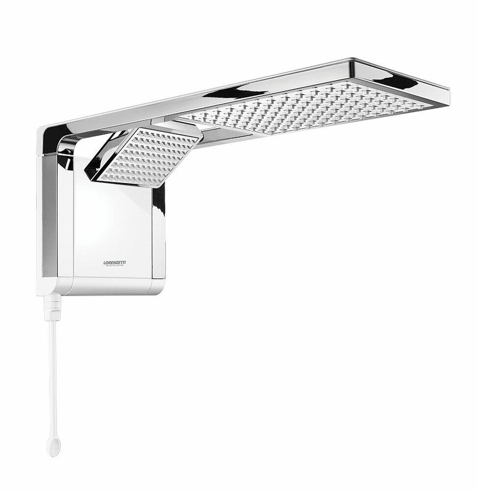 Chuveiro Eletrônico Acqua Duo Branco/Cromado Lorenzetti