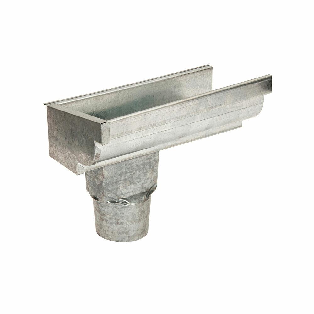 Bocal Galvanizado Calha Forte Esquerdo Moldura Terminal