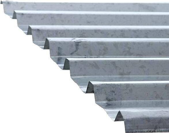 Telha Galvanizada 100x220cm Natural Calha Forte