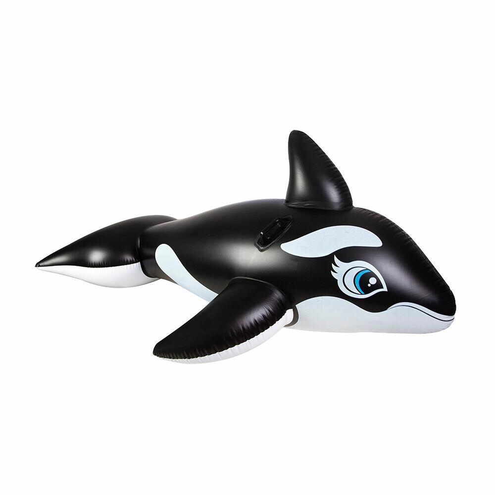 Bote Infantil Baleia Preto e Branco Intex