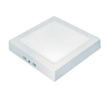 Painel LED Sobrepor 12W 3000K 17cm Quadrado Autovolt Luz Amarela Taschibra