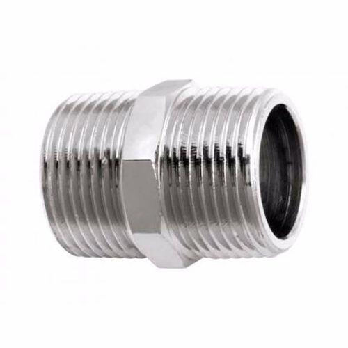 Niple Duplo Blukit 1/2'' Cromado