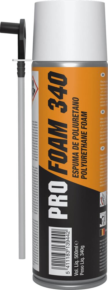 Espuma Expansiva Soudal PU Manual 500ml 340g