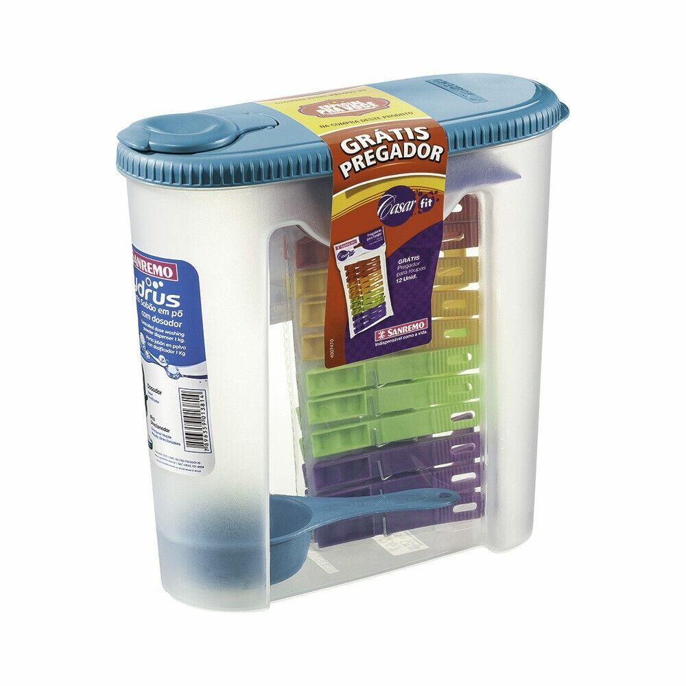 Porta Sabão em Pó Sanremo Hydrus 2,35L