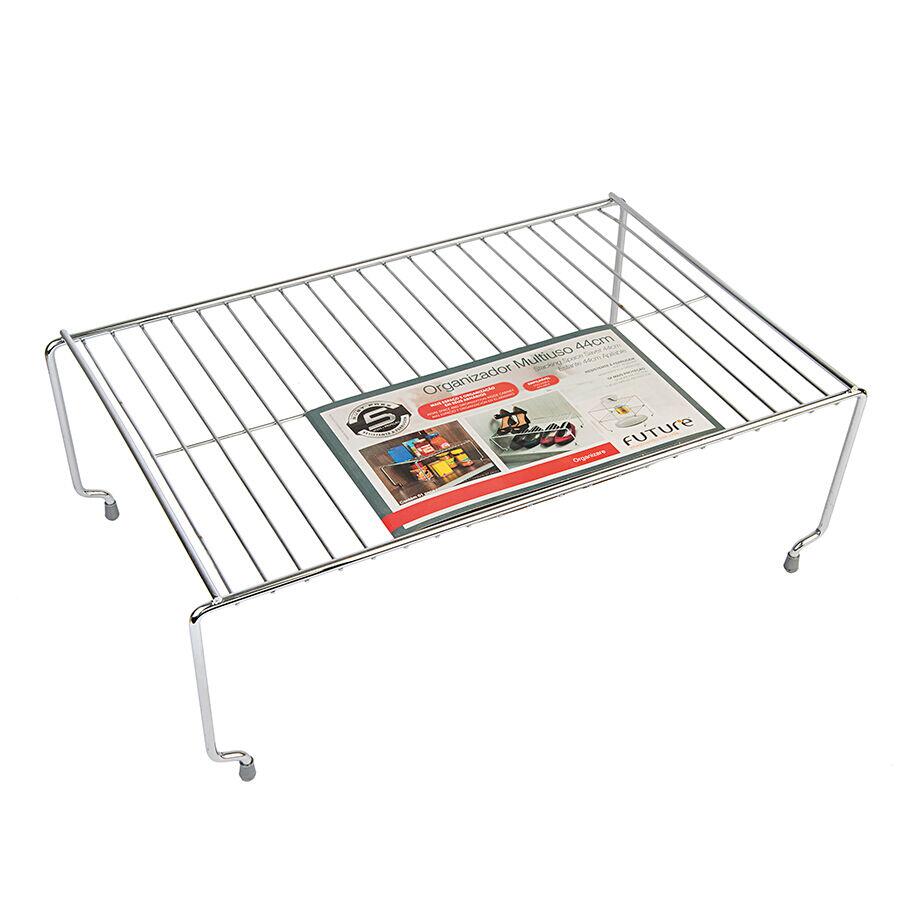 Organizador Retangular Componível 44cm Cromado Future