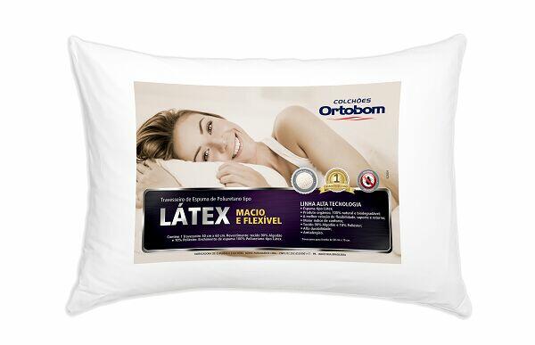 Travesseiro Latex 40x60cm Ortobom