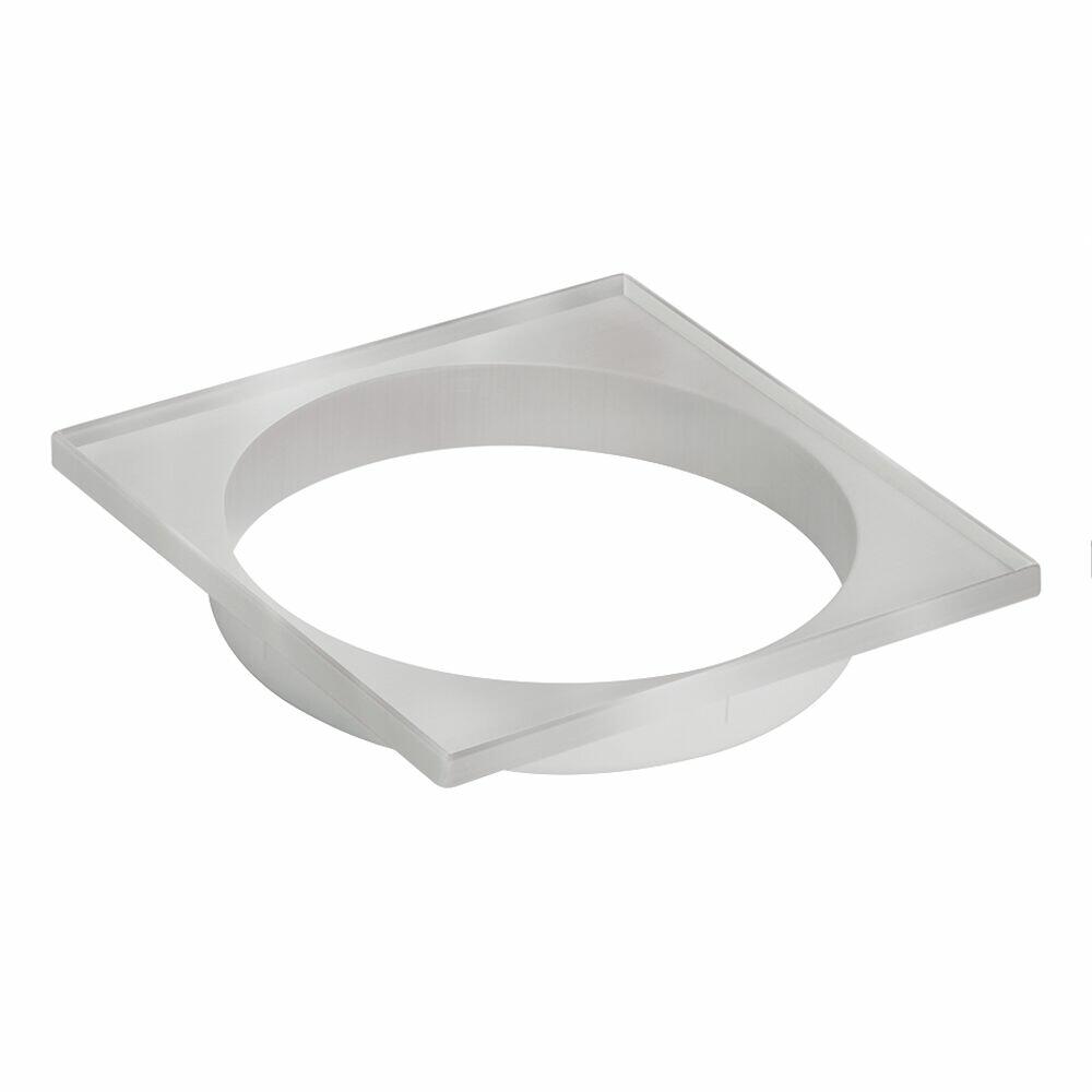 Porta Grelha Pvc 150mm Branco Quadrado Amanco