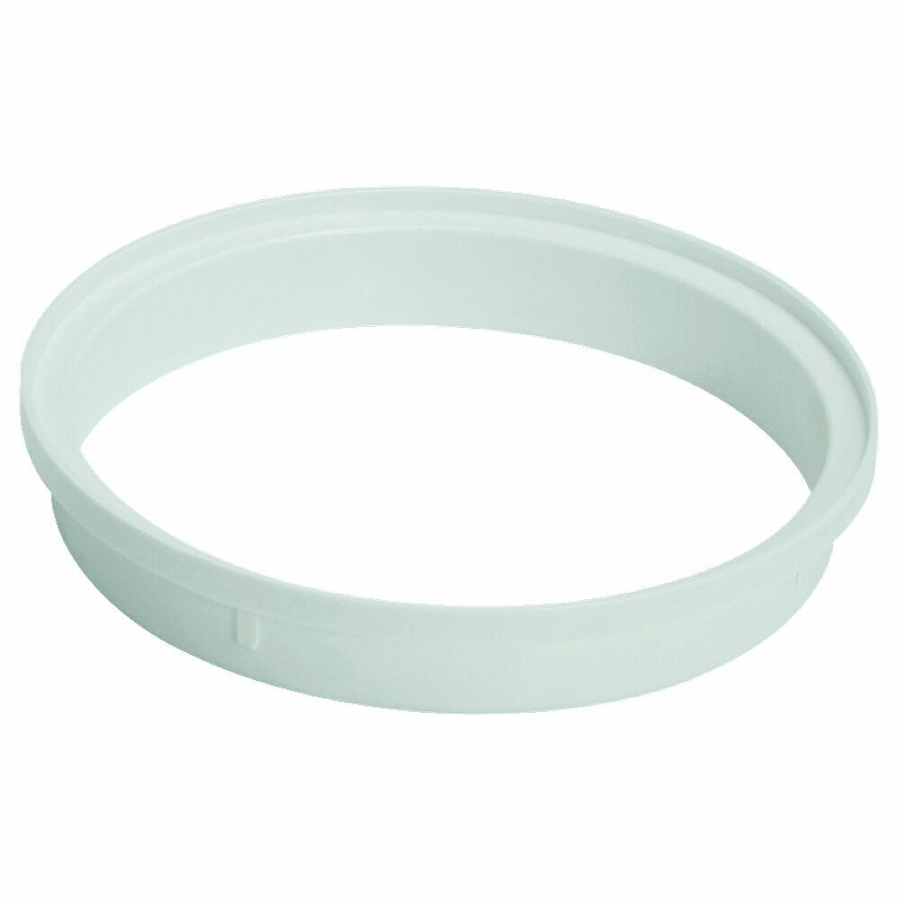 Porta Grelha Pvc 100mm Branco Redondo Amanco