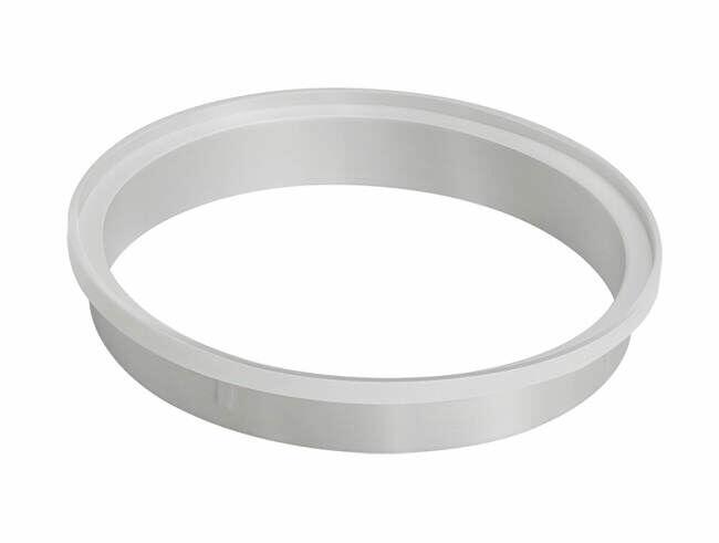 Porta Grelha Pvc 150mm Branco Redondo Amanco