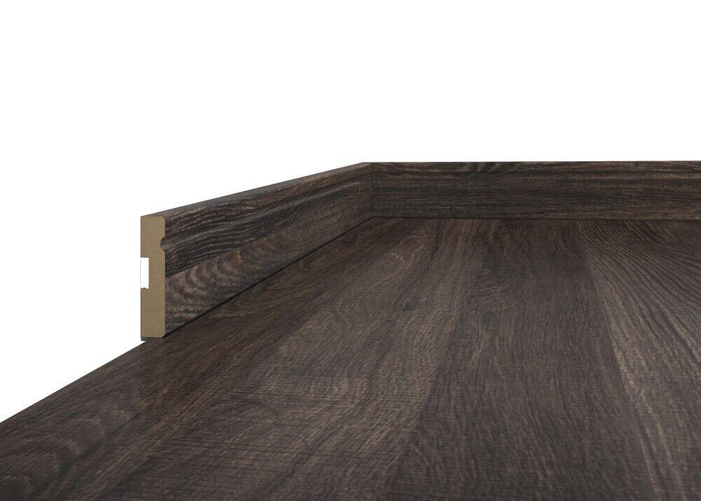 Rodapé Estilo Padrão 19 2,4x0,07m Canyon Black Oak Eucafloor