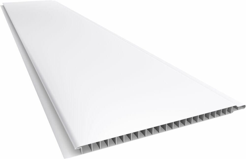 Forro PVC Frisado 8mmx10cmx3m Branco Neve Plastilit
