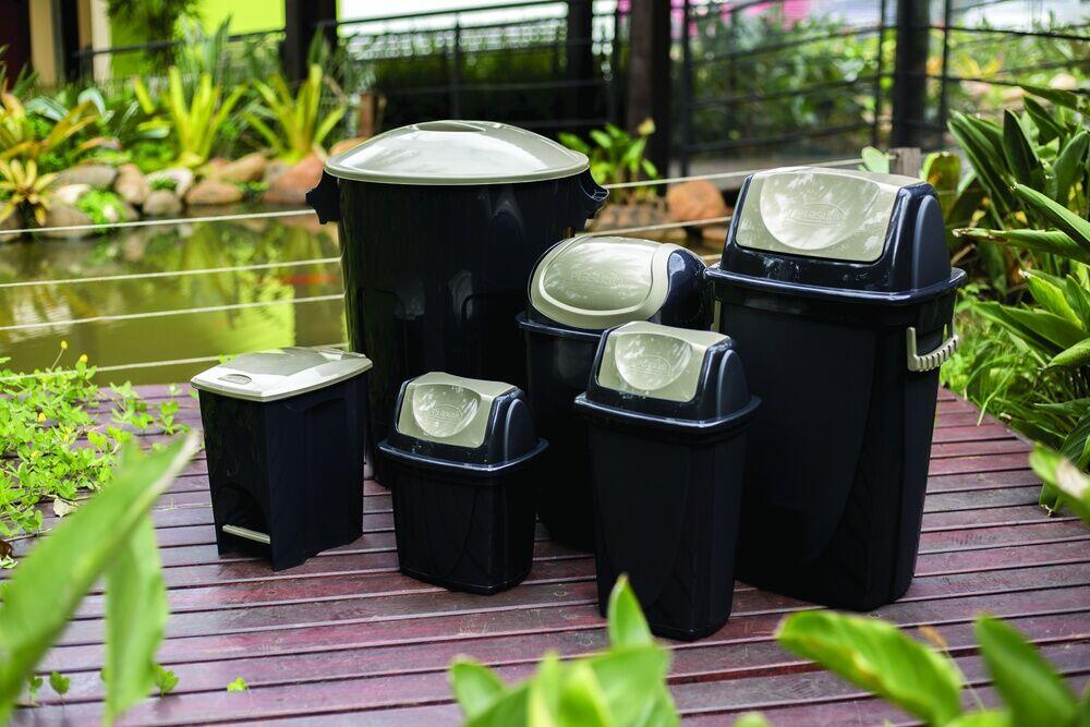 Lixeira de Plástico Ecoblack 32,5L Plasútil
