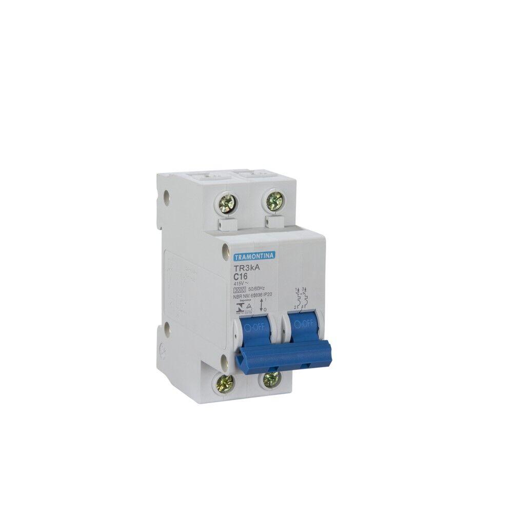 Disjuntor Bipolar 63A Branco Tramontina