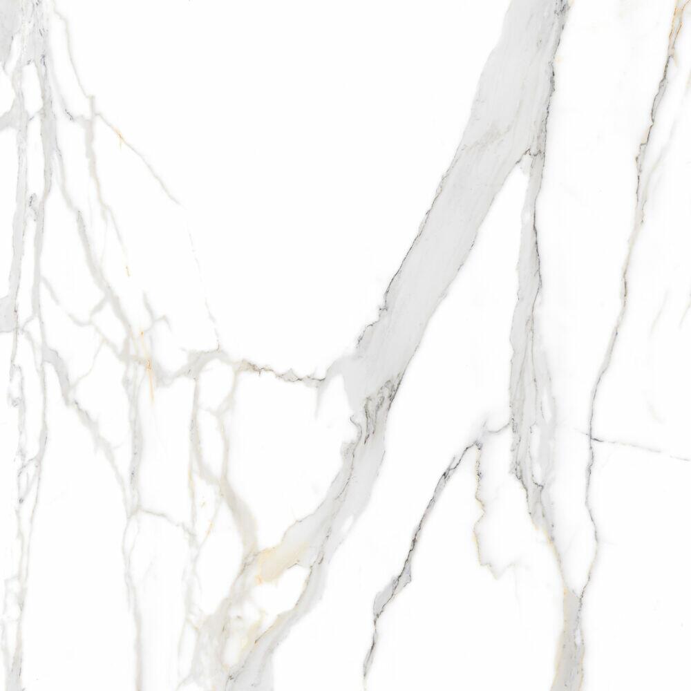 Porcelanato Polido Marmo 120x120 Retificado Branco Eliane