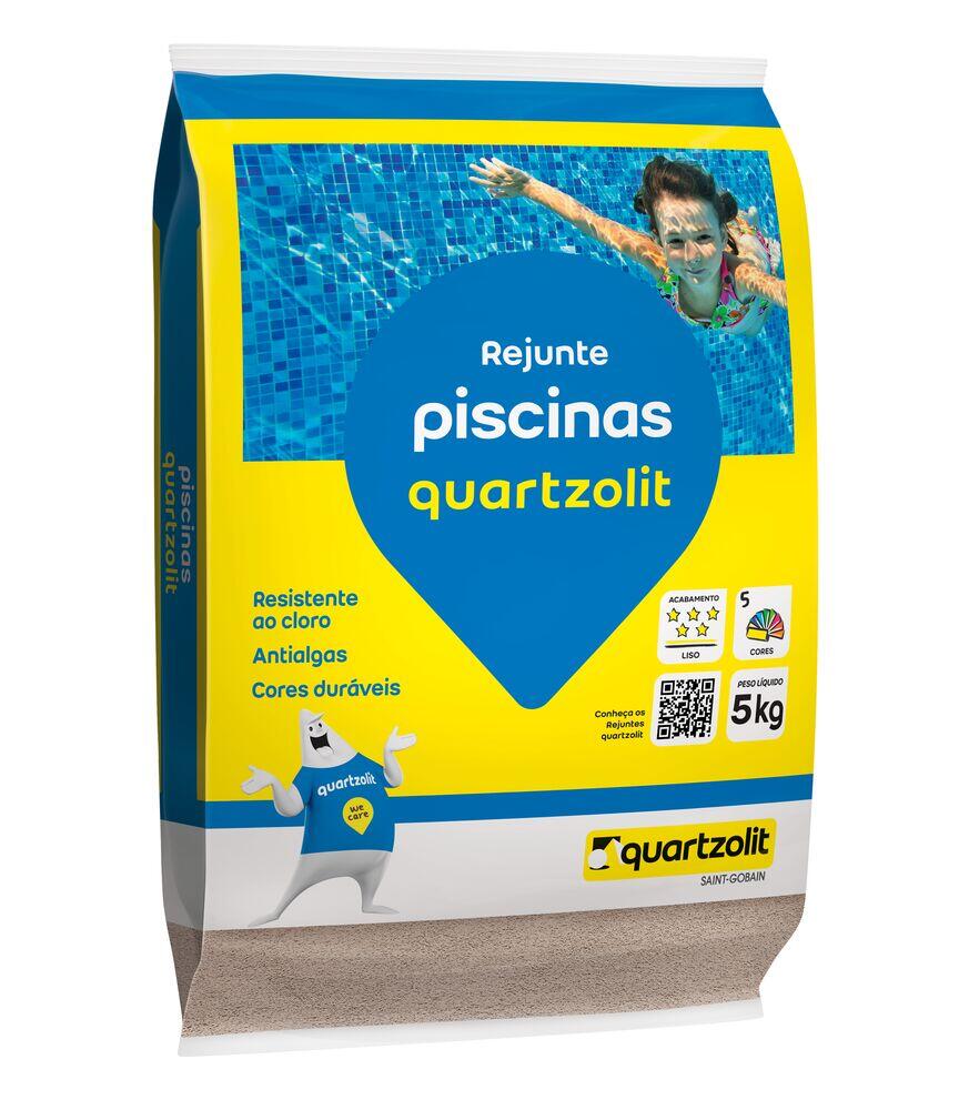 Rejunte Piscina Quartzolit Cinza Platina 5kg