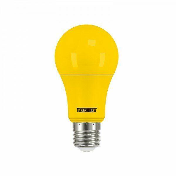 Lâmpada LED Colors Taschibra TKL 5W E27 Luz Amarela