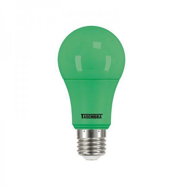 Lâmpada LED Colors Taschibra TKL 5W E27 Luz Verde