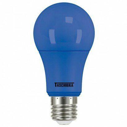 Lâmpada LED Colors Taschibra TKL 5W E27 Luz Azul