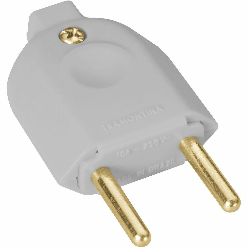 Plugue Macho Weg 1 Módulo 2P 10A 250V~ Branco