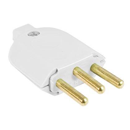 Plugue Weg 1 Módulo 2P+T 10A 250V~ Branco