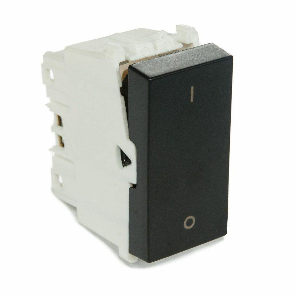 Módulo Interruptor Bipolar Weg Refinatto Preto 10A