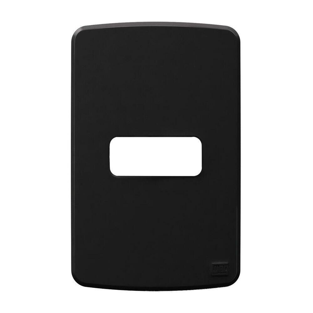 Placa 2x Ø 35 mm Weg Composé 1 Módulo Preta