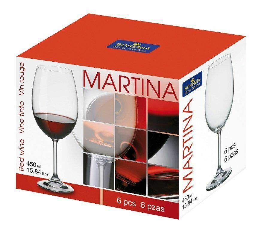 Jogo de Taças Martina 6 Peças 450ml Bohemia