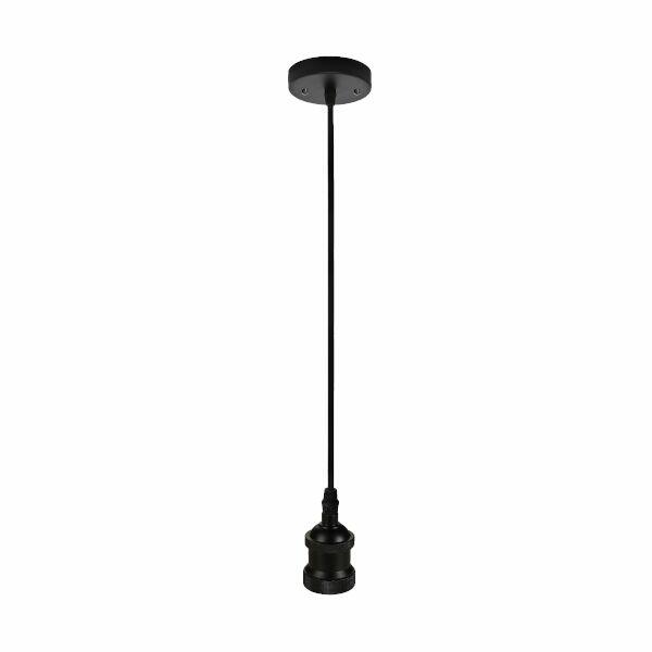 Pendente Taschibra Dot Metal Indie 1 Lâmpada Preto