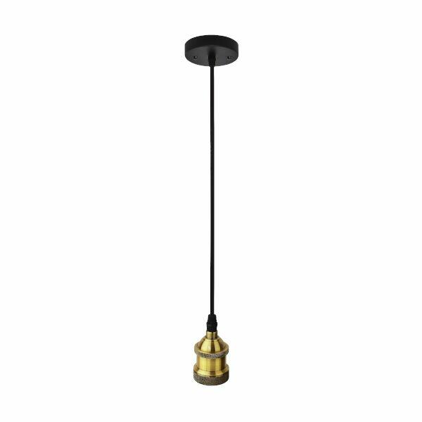 Pendente Taschibra Dot Metal Indie 1 Lâmpada Ouro